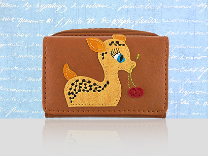 lavishy wholesale vegan applique small wallets to gift shops, clothing & fashion accessories boutiques, book stores in Canada, USA & worldwide since 2001