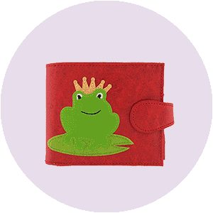 LAVISHY wholesale frog themed vegan applique bags, wallets, coin purses & accessories to gift shop, clothing & fashion accessories boutique, book store in Canada, USA & worldwide.