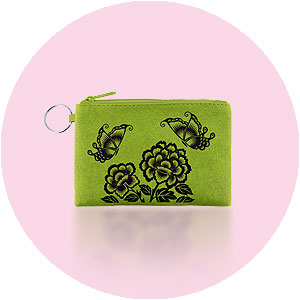 LAVISHY wholesale vegan embossed coin purses to gift shop, clothing & fashion accessories boutique, book store in Canada, USA & worldwide.