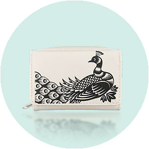 LAVISHY wholesale vegan embossed small wallets to gift shop, clothing & fashion accessories boutique, book store in Canada, USA & worldwide.