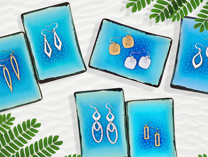 LAVISHY Cosmo collection wholesale cheap chic everyday silver & gold plated bracelets, earrings and necklaces