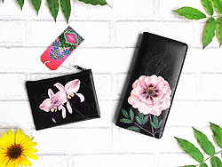 LAVISHY Liano collection wholesale vintage look Eco-friendly vegan wallets, coin purses and luggage tagss
