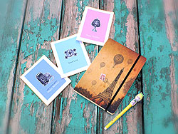 LAVISHY Sarah collection wholesale original, beautiful & affordable social stationery including Eco-friendly greeting cards and journals