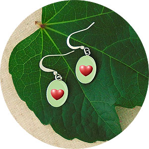 LAVISHY wholesale love themed trendy boutique style fashion earrings