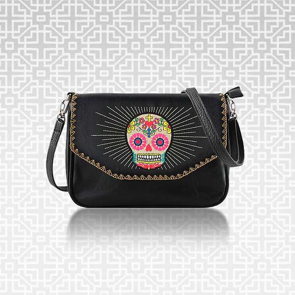 LAVISHY Elma collection wholesale vegan embroidered clutch bags to gift shop, clothing & fashion accessories boutique, book store in Canada, USA & worldwide.