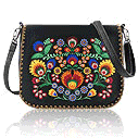 LAVISHY Elma collection wholesale vegan embroidered bags to gift shop, clothing & fashion accessories boutique, book store in Canada, USA & worldwide.