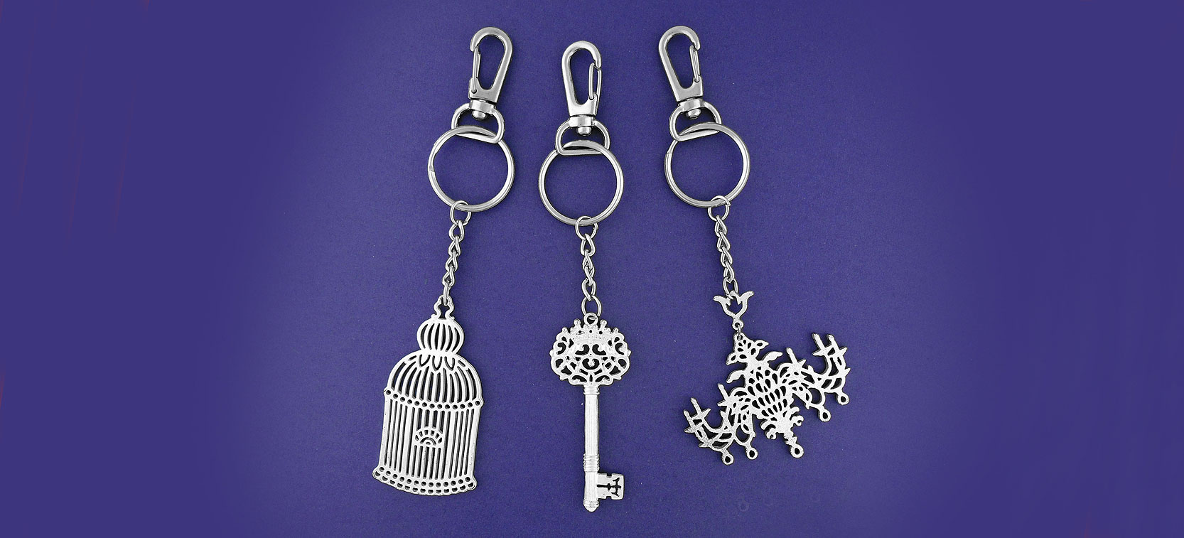 LAVISHY Flare collection wholesale fun key chains to gift shops, boutiques & book stores in Canada, USA and worldwide.