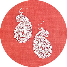LAVISHY wholesale original, beautiful & affordable india themed filigree earrings to gift shop, clothing & fashion accessories boutique, book store in Canada, USA & worldwide.