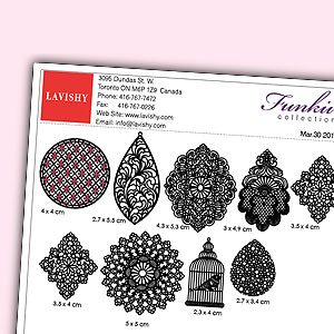 Funkii collection wholesale original designs of filigree earrings and filigree necklaces designed by LAVISHY
