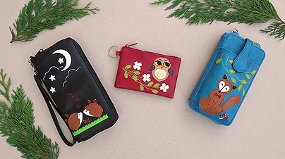 Lavishy design & wholesale original, beautiful and affordable animal themed vegan bags, wallets and accessories--these are great animal gift ideas