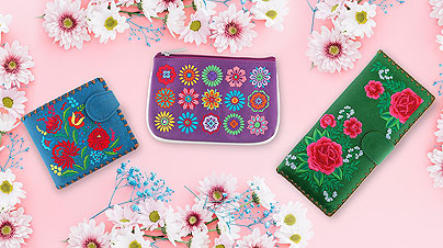 Lavishy design & wholesale original, beautiful and affordable flower themed vegan bags, wallets and accessories--these are great flower gift ideas