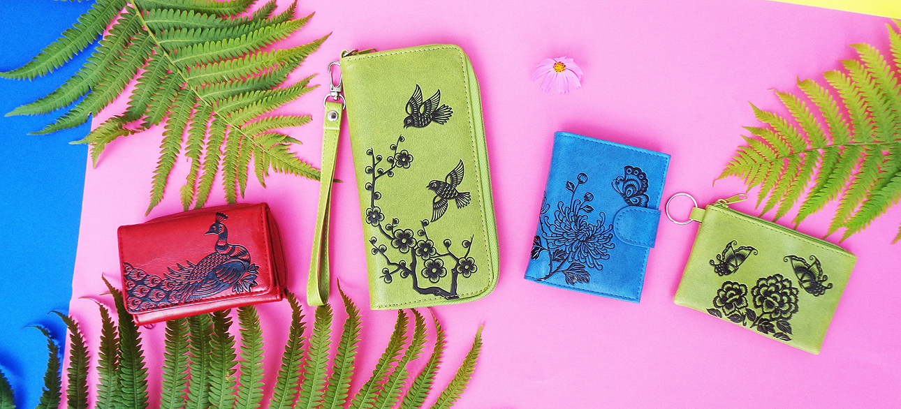 lavishy Akina collection wholesale vegan wallets and coin purses