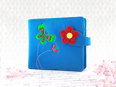 lavishy wholesale fun vegan embossed medium wallets to gift shops, clothing & fashion accessories boutiques, book stores in Canada, USA & worldwide since 2001