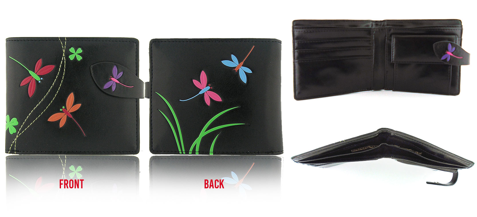 LAVISHY design & wholesale vegan embossed medium wallets to gift shops, boutiques & book stores in Canada, USA & worldwide.
