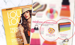 LAVISHY vegan wallet was featured by Canada's NO.1 fashion magazine LOULOU