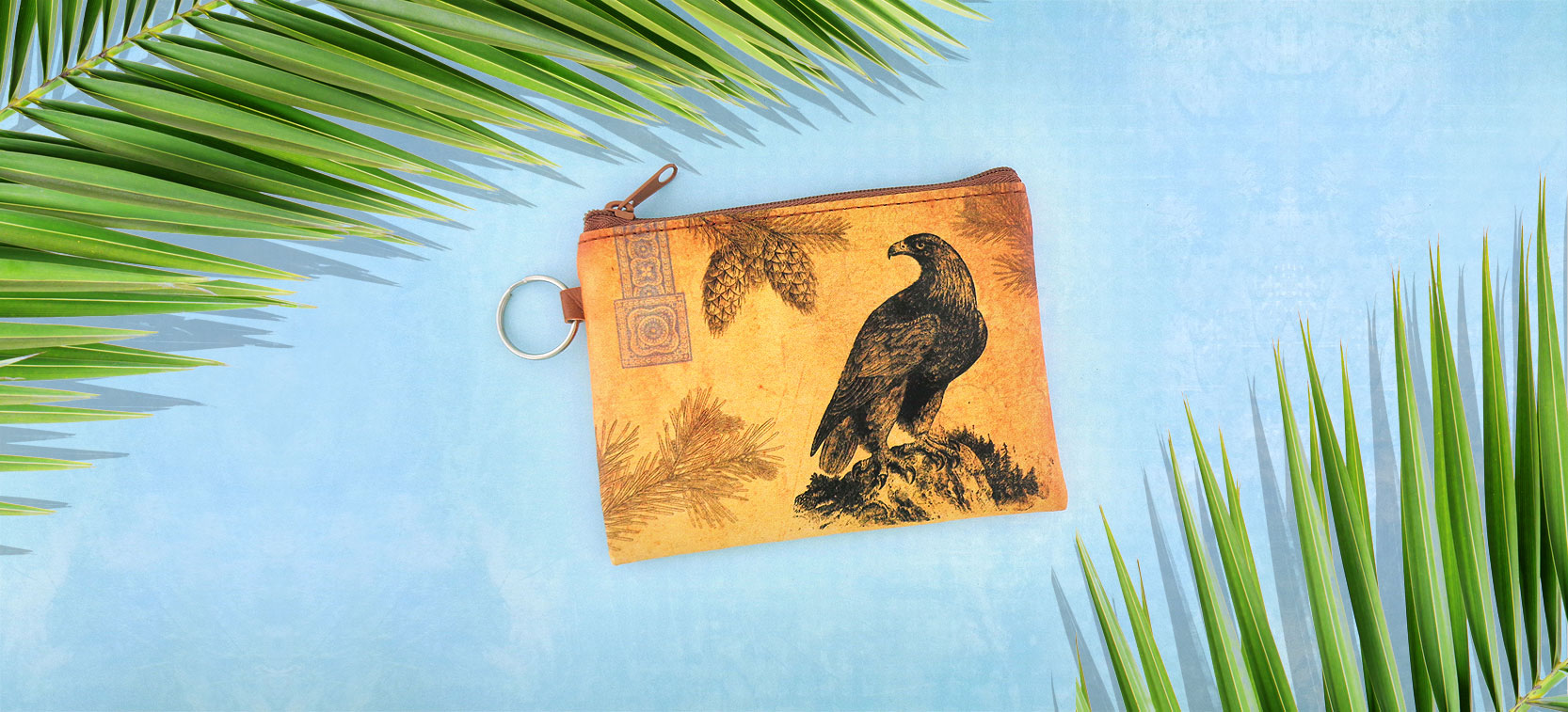 LAVISHY design and wholesale eagle themed vegan accessories and gfits to gift shops, boutiques and garden centers, botanical garden gift stores in Canada, USA and worldwide.