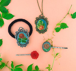 LAVISHY wholesale rose themed vegan fashion accessories & gifts